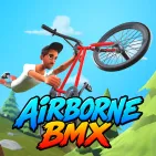 Airborne BMX is a high-speed off-road cycling game featuring fluid controls and trick-based gameplay. Players navigate challenging tracks, performing jumps, flips, and combos to score points or reach the finish line in record time.