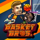 BasketBros is an ultimate fast-paced basketball game where you become the best athlete as you master over-the-top dunks, unlock NBA parodies, and dominate your friends in chaotic 1v1 matches!