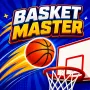 Basket Master is an engaging sports game where players can challenge their basketball shooting skills. Players hold and drag to set the direction and force of the shot before releasing the button. Aim for the ball at the constantly moving basket.