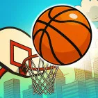 Basketball Rush is a simple and addictive basketball game where players tap the screen to make shots into the basket.