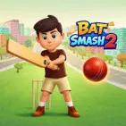 In Bat Smash 2, you play as a talented batter and must execute powerful shots to score points, surpass distance milestones, and earn attractive rewards. Each shot requires precise timing, as even a momentary lapse can affect the ball's trajectory.
