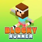 Blocky Runner is an endless runner game with blocky graphics, featuring fast-paced gameplay that challenges your reflexes in a vibrant voxel/pixel world where players control a character to overcome obstacles and collect points.