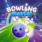 Bowling Master is an exciting arcade bowling game where players challenge themselves to knock down all the bowling pins on the table with a single throw. Players need to knock down all the pins to complete each round. After completing a round, the next goal is to knock down as many consecutive boards as possible to create a 