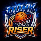 Dunk Riser is an exciting and engaging sports game where players participate in thrilling basketball matches. Players control their character to shoot basketballs into the hoop, trying to score points and overcome challenges.