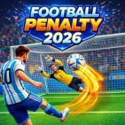 Football Penalty 2026 is an exciting penalty shootout sports game where players experience tense penalty kicks, requiring high technique and accuracy to win in knockout matches.