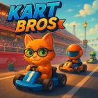 Kart Bros is an exciting racing game where players can participate in exciting races with unique characters and many interesting features.