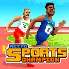 Retro Sports Champion is a classic-style sports game where players take on the role of a national athlete competing in various Olympic-inspired sporting events. The game combines skill and competition, offering an exciting experience for players.