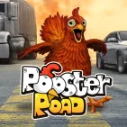 Rooster Road is a fun game that combines adventure and puzzle elements, where players take on the role of a brave rooster.