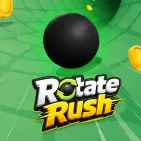 Rotate Rush is a high-speed, arcade-style endless runner game in which players control a ball that automatically rolls through a rotating cylindrical tunnel. The game is full of traps and various geometric obstacles, offering players exciting challenges.