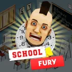 School Fury is a fast-paced, stress-relieving action game. In the game, you play as an angry student, using unique weapons to smash things around the school. The game requires strategy to destroy everything quickly and score the highest points.