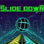 Slide Down is an endless runner 3D arcade game where the player controls a fast-moving ball that automatically rolls down floating tracks.