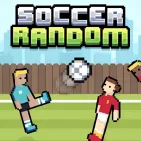 Soccer Random is a pixel-art sports game featuring funny physics where you participate in two-player soccer matches with ragdoll players and ever-changing field conditions.