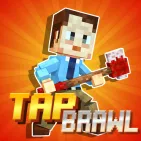Tap Brawl is an engaging mobile game where players engage in fast-paced and dramatic battles. You take on the role of a fighter standing in the middle of the screen, battling against waves of enemies from both sides. The goal is to survive as long as possible while eliminating as many enemies as possible to set new score records and earn more coins.