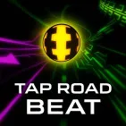 Tap Road Beat is a fast-paced arcade game combining music and obstacle courses. Players control a glowing ball rolling down a neon-lit track, overcoming obstacles and making sharp turns to the pounding rhythm of the songs.